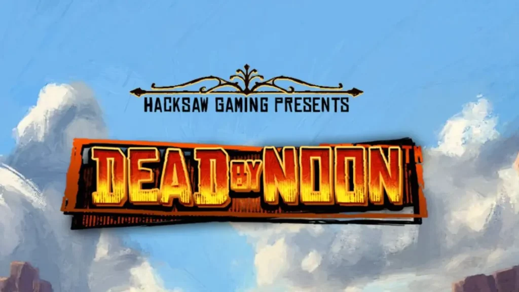 Tampilan antarmuka seluler slot Dead by Noon dengan latar belakang Wild West yang gersang.